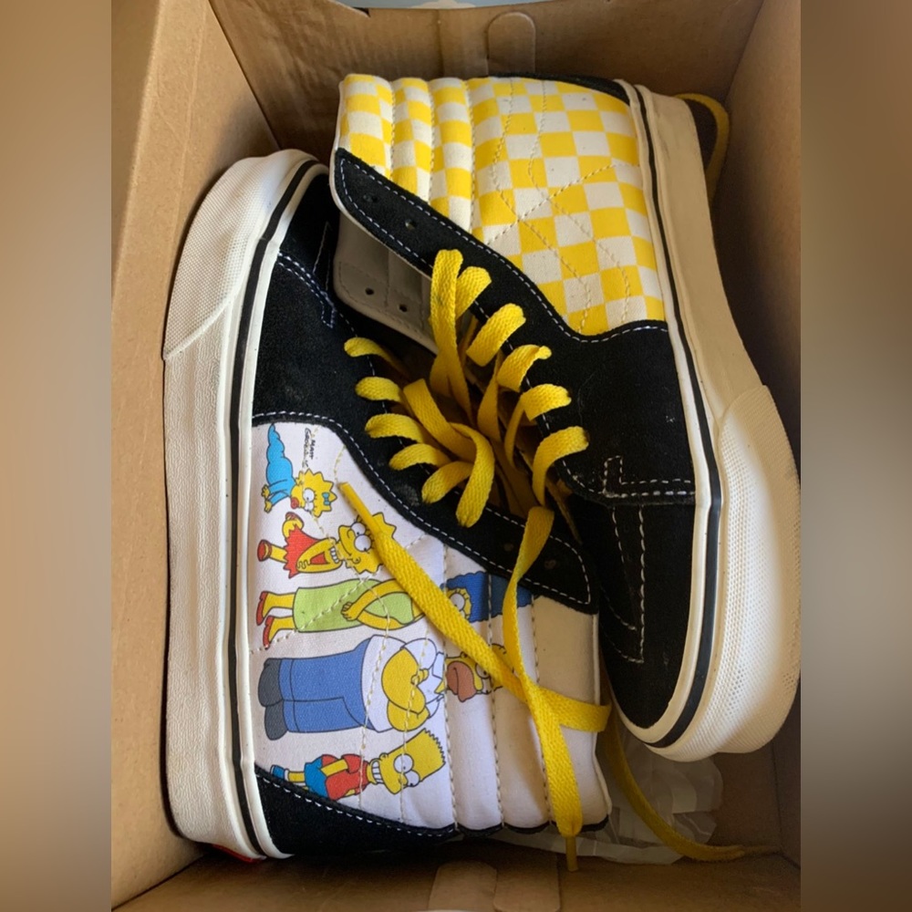 Limited Simpsons sk8 vans 7W